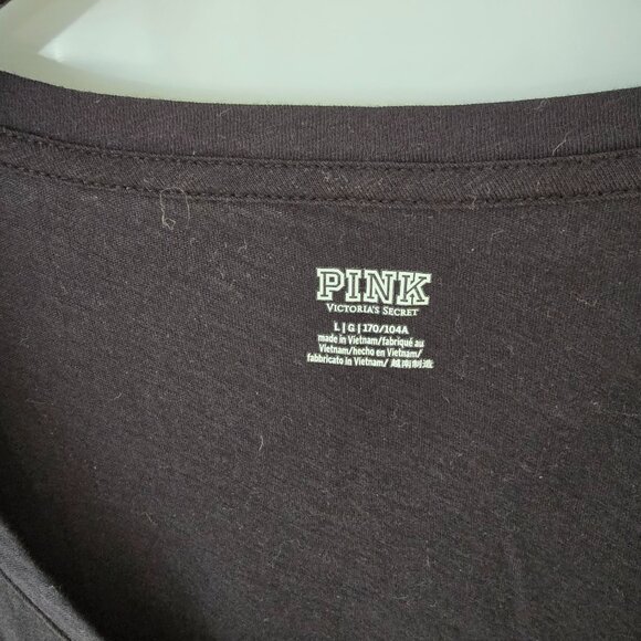 Victoria Secret Shirt Dresses Black M & Neon Green in L T-Shirts L/S Shirt RARE - Picture 6 of 12